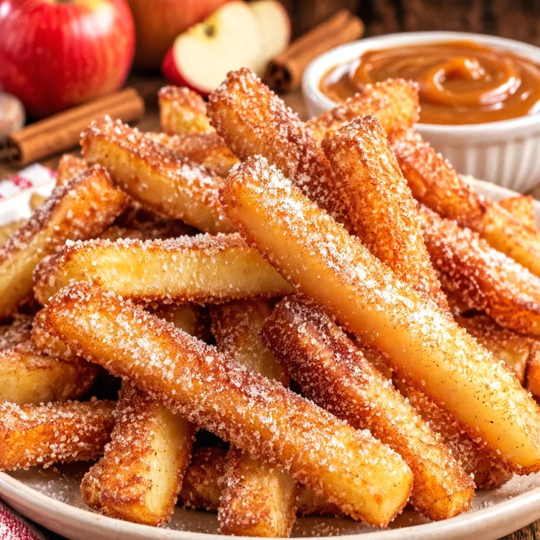 Cinnamon Sugar Apple Fries