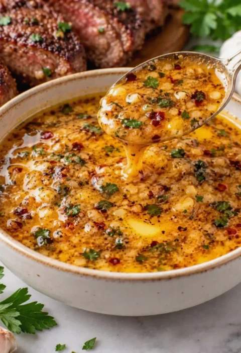 Cowboy Butter Dipping Sauce