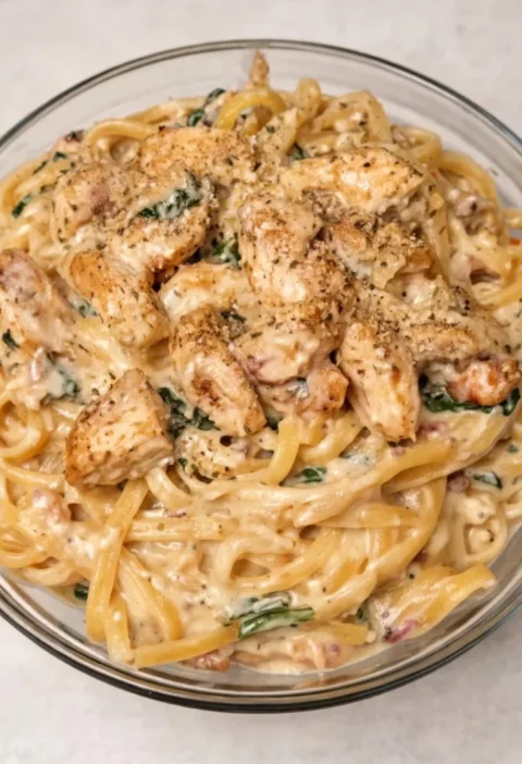 Creamy Chicken Linguine