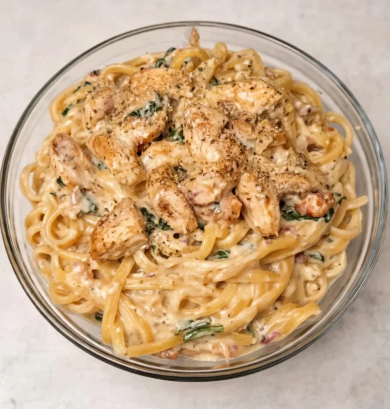 Creamy Chicken Linguine