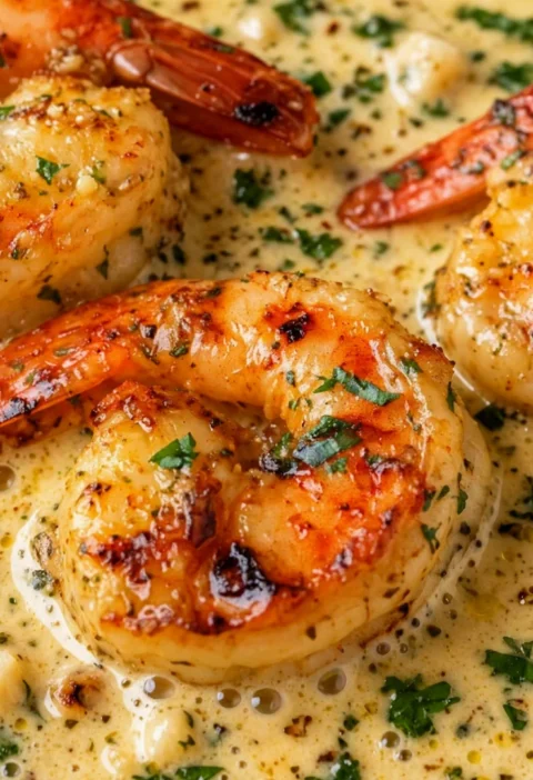 Creamy Garlic Shrimp