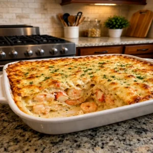 Creamy Seafood Lasagna with Shrimp and Crab: Impress Dinner Guests!