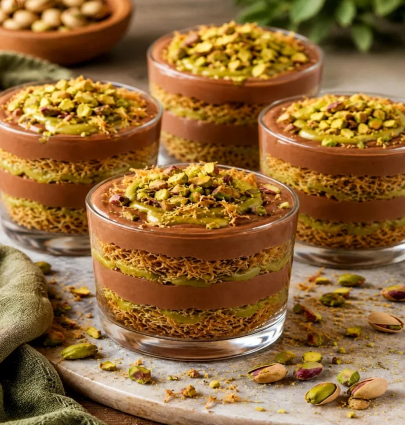 Dubai Chocolate Pistachio Cups