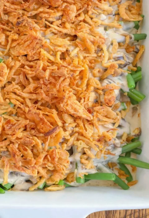 Fresh Green Bean Casserole
