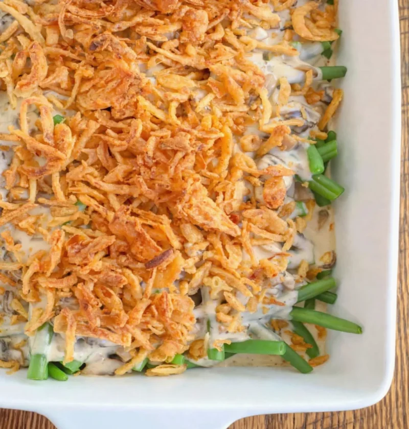 Fresh Green Bean Casserole