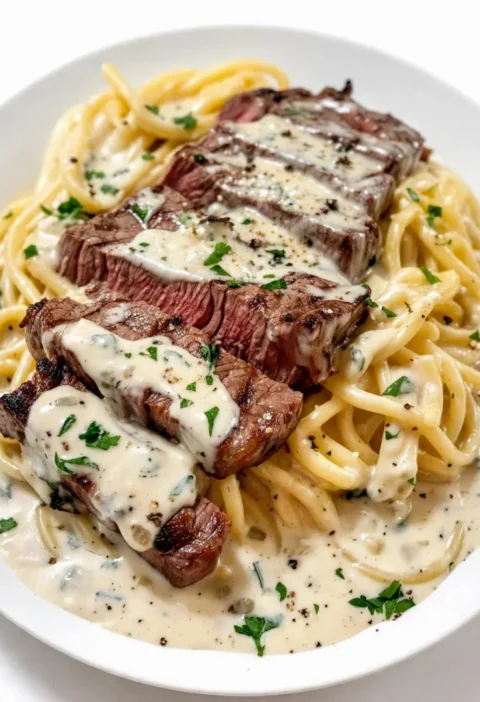 Olive Garden Steak Gorgonzola Alfredo
