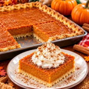Pumpkin Slab Pie: Easy Recipe for Fall Delight!