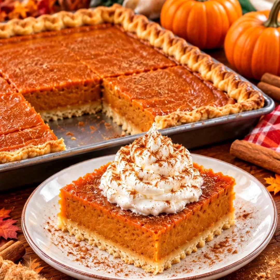 Pumpkin Slab Pie