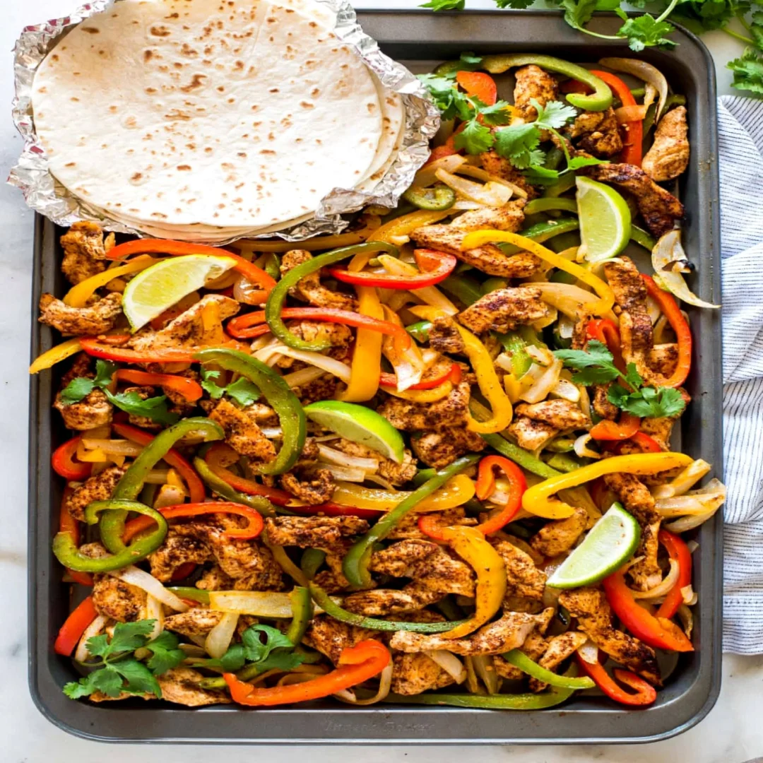 Sheet Pan Chicken Fajitas